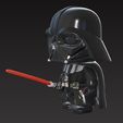 Darth-Vader-6.jpg Mini Hero Darth Vader Style Figure 3D Printable STL FBX OBJ GLB 3D print model