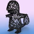004-Aktuelle-Ansicht.jpg 004 Charmander Wireframe PKM FanArt