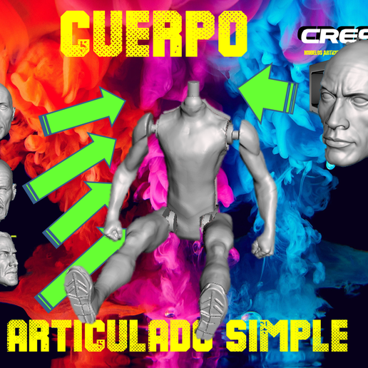 SINGLE BODY NORMAL PROPORTION 3D model