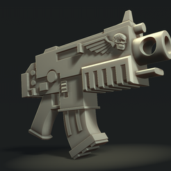 Screen_Bolter.png Fichier STL gratuit Bolter Rifle・Objet imprimable en 3D à télécharger