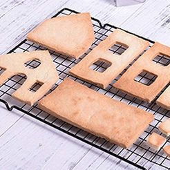 sasasas.jpg Download STL file Cookie Cutters Gingerbread House / Cookie Cutters Casita de Galletas • Object to 3D print, gemmy008
