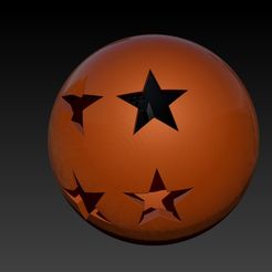 Free STL file DRAGON BALL SPHERES - CHRISTMAS 🐉・3D printer model