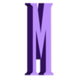 M.stl FINAL FANTASY Letters and Numbers | Logo