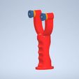 KUS_LASTIGI_SAPAN_MONTAJ_1.jpg Slingshot (3D Print rubber IV tube Tire Slingshot)
