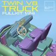 e3.jpg TWIN V8 TRUCK FULL MODELKIT 1-24th