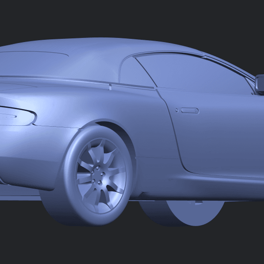 TDB007_1-50 ALLA05.png Free 3D file Aston Martin DB9 Cabriolet・3D print model to download, GeorgesNikkei