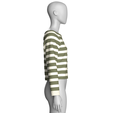 Girls-Long-Neck-Sweater-With-Bottom_7.png Girls Long Neck Sweater With Bottom | Marvelous / Clo3d / obj / fbx