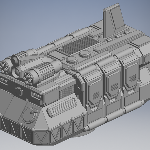 Free STL file Tyr Infantry Support Vehcile for BattleTech・3D printable ...