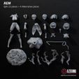 Rem_Split.jpg Rem STL Ready for 3D Printing
