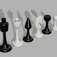 simplle2.jpg Elegant Chess Set - 3D Printable Collection