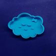 144951771_2631952067097029_3568043856843612059_n.jpg Cloud cookie cutter with eyes and bow Cookie Cutter