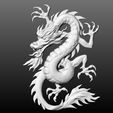 2.jpeg Colgante Dragón Chino Dorado 3D