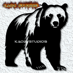 project_20231104_1751117-01.png oso realista arte de la pared oso pardo decoración de la pared decoración de la cabaña vida silvestre animal