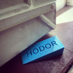 winner.jpg Archivo STL gratis HODOR DOOR STOP - JUEGO DE TRONOS https://3dprint.com/136169/ten-3d-printable-things-hodor/・Diseño de impresión 3D para descargar, hugo