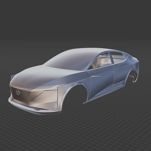 Nissan IMs 2019 Body Ready for 3D Printing