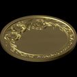 Blossom-Harmony-Relief-Floral-Decorative-Medallion-No2-6.jpg Blossom Harmony Relief - Floral Decorative Medallion No2 STL file for 3d printing or CNC