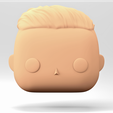 MH_3-2.png Male Custom Head | Quiff Hairstyle | DIY Part | Vinyl Style STL | MH_3-2