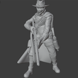 Bandit.png Wild West gunslinger bandit with lever action rifle
