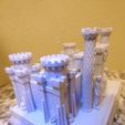 P1090544.jpg PRINTABLE ROMAN CASTLE - SMARTPHONE STAND CELL PHONE HOLDER WITH GEM HOLDING URNS