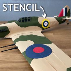 Cover.jpg 3D-Datei 3D LabPrint HAWKER HURRICANE MKII - Farbschablone kostenlos・Modell zum 3D-Drucken zum herunterladen