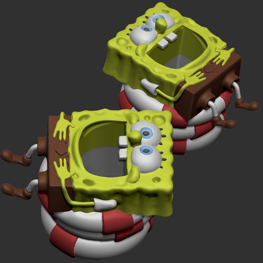 ZBrush-Document.jpg SpongeBob Popcorn Bucket