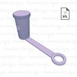 Untitled-6.jpg 3D file Starbucks Studded Tumbler Inspired Hex Straw Cap・3D printable model to download