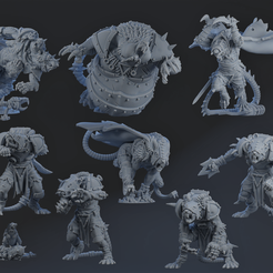 Techrats-part2low.png Archivo 3D FANTASY FOOTBALL EQUIPO TECHRATS RATMEN - PARTE 2 - PRESUPUESTO・Objeto de impresión 3D para descargar