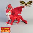 0.jpg FLEXI WINGED RED DRAGON | NO-SUPPORT CUTE ARTICULATE