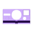 polaroid_face_plate_v2.stl Miniatur-Polaroidkamera mit Instagram-Bilderrahmen