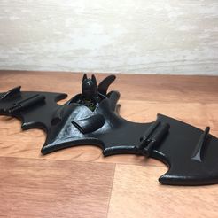 IMG_8156.JPG STL file Batman Plane・3D printer model to download