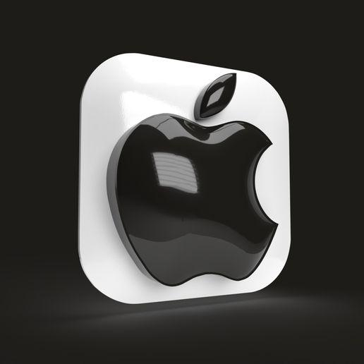 🍎 logo apple 高品质・文件用于OBJ ・Cults