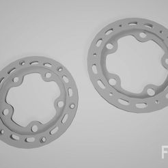 Beadlock-cover_VW-BEETLE-STYLE_1-9-2-2_1.jpg Download STL file 1.9" + 2.2" RC Beadlock cover - VW BEETLE STYLE • 3D printable object, ges