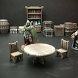 Tabluh.png Delving Decor: Tavern Table (28mm/Heroic scale)