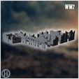 10-eclate.jpg Ruins of the Abbey of Monte Cassino (South-East part) (Monte Cassino, Italy) - World War Two Second WWII Western campaign USA UK Germany