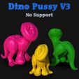 Dino_Pussy.55.jpg Fichier STL Dino Pussy・Modèle à télécharger et à imprimer en 3D
