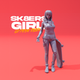 preview1.png 3D file Skater Girl・3D printer design to download