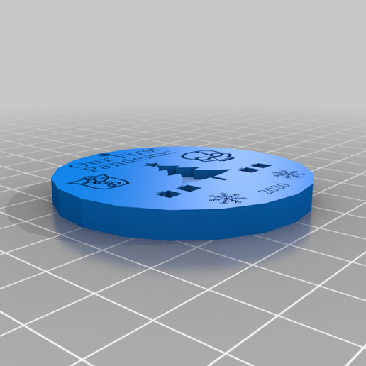 christmas 2020 pandemic ornament - 3D model önizlemesi