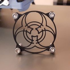 20230227_060843.jpg Fan Cover - Biohazard Design 40x40 3mm holes