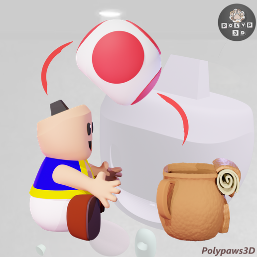 🍿 Toad POPCORN BUCKET - Super Mario Galaxy Popcorn Maker・ STL File for ...