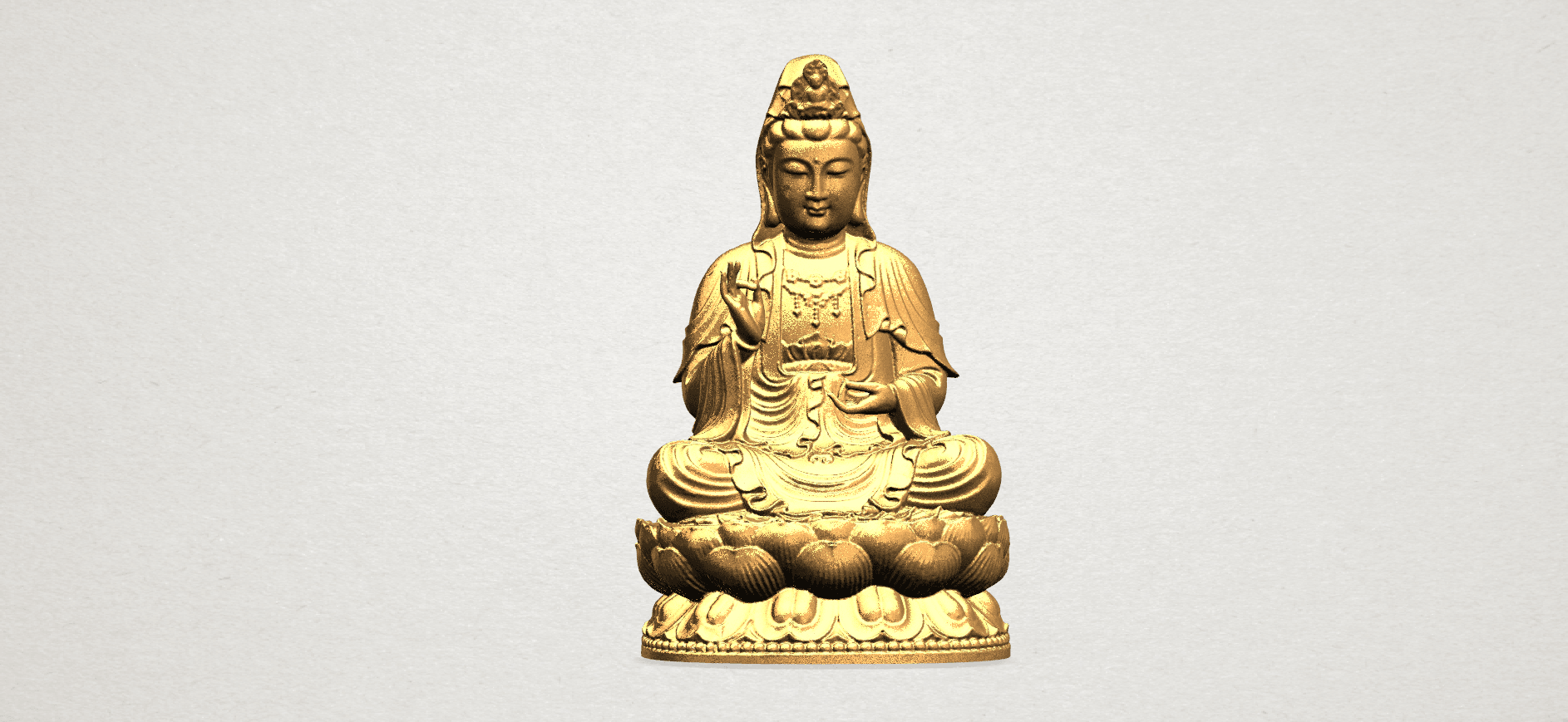 Bodhisattva Buddha - B01.png Download free file Avalokitesvara Bodhisattva 01 • Model to 3D print, GeorgesNikkei