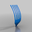 Fork_Top.png Low Poly Kitchen Utensil Decor