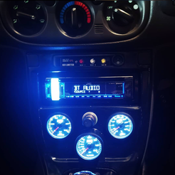 Finished.png Subaru Impreza GC8 centre console gauge pod