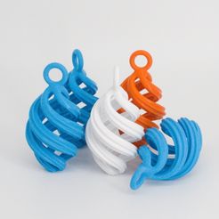 _MG_6167.jpg Free STL file Christmas Tree Helix Ornament・3D print model to download