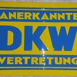 DKW representation premium sign