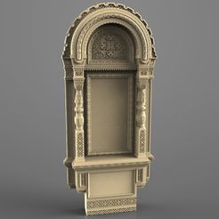 ramka 3.jpg Free STL file Religious frame cnc art router ramka・3D print design to download