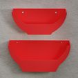 Paper-Plate-holder.jpg 8.5 and 10.5 inch Paper Plate Holder (Wall Mounted) two stl - Toytaku Prints