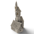 3.png Medieval Architecture - House with tower and turret