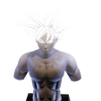 4.png 3D sculpted son Goku Bust model from dragon superball super