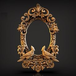 4.jpg Fichier STL gratuit CADRE 4・Design pour impression 3D à télécharger