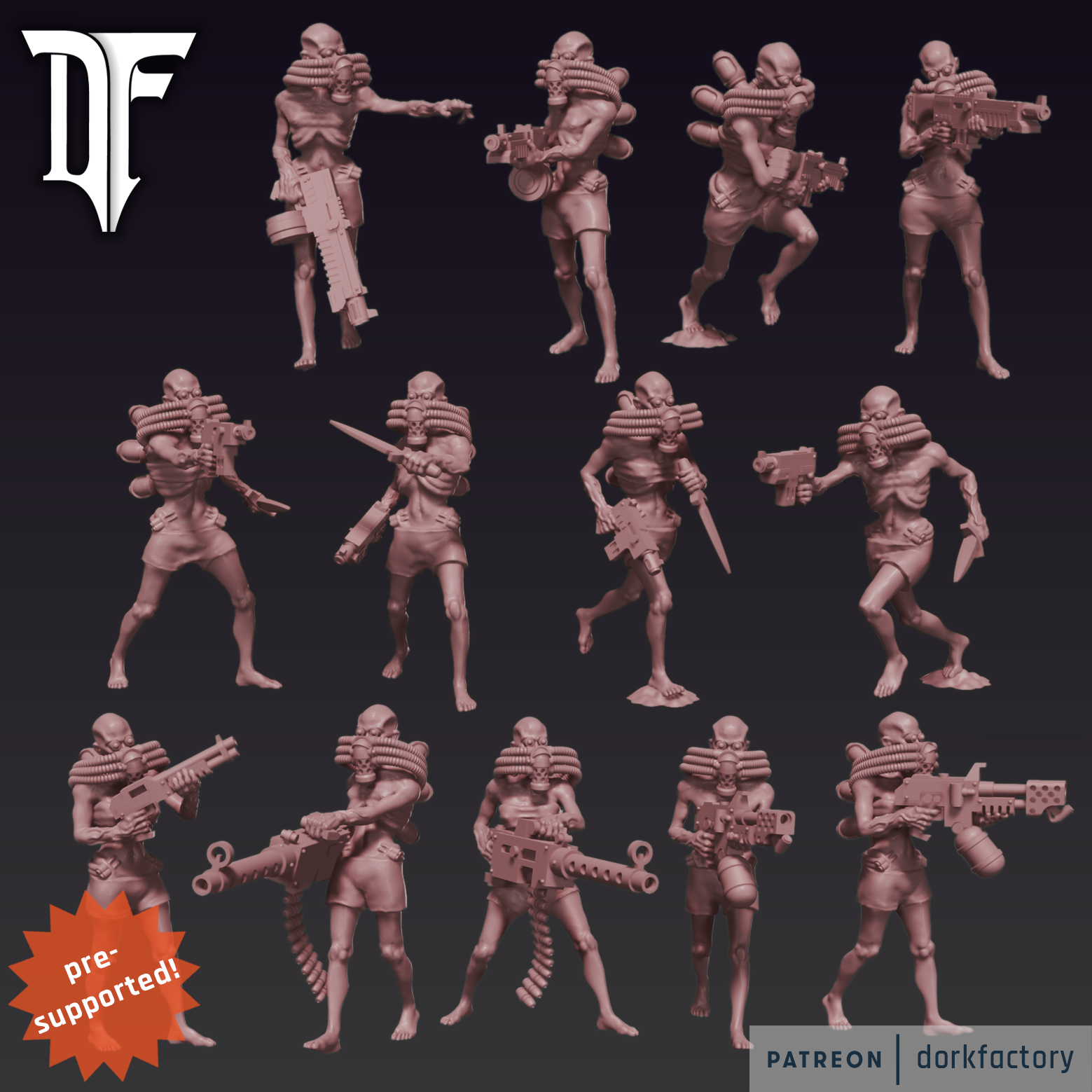 cultists_ps.png Download STL file Cult of the Dread Gateway • Object to 3D print, dorkfactory